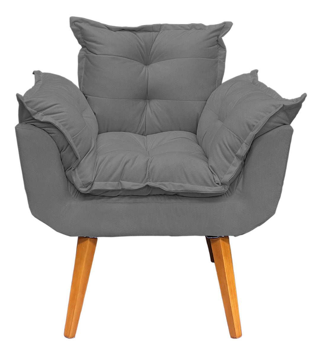 Kit Namoradeira Reforçada + 2 Poltronas Decorativas Para Sala Recepção Consultório Escritório Suede