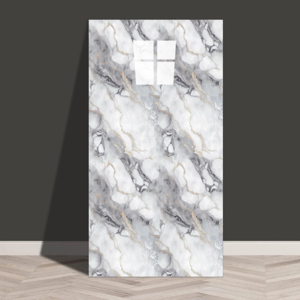 KIT40 Placa Adesiva 3d Mármore De Parede Relevo Lavável 30cm X 60cm