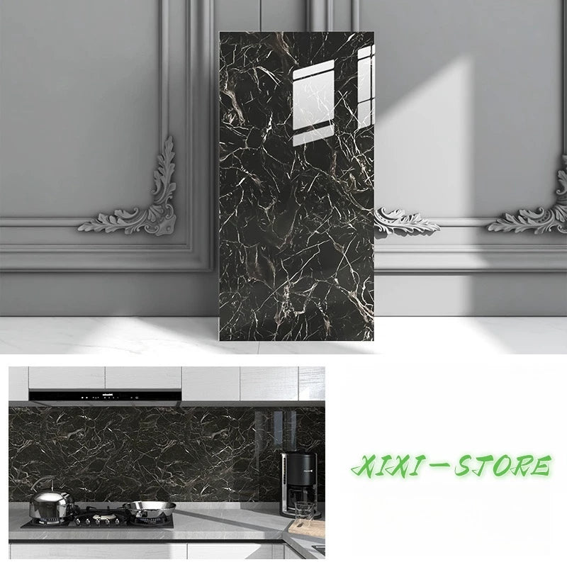 KIT40 Placa Adesiva 3d Mármore De Parede Relevo Lavável 30cm X 60cm