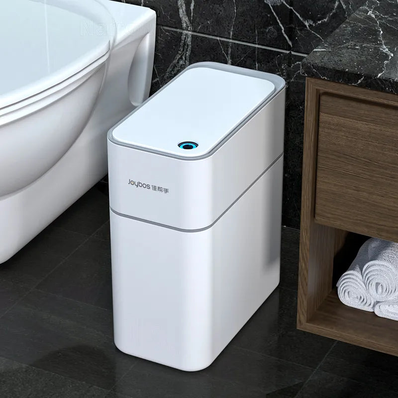 Lixeira para Banheiro e Cozinha Automática com Sensor Lenogue Recarregável.