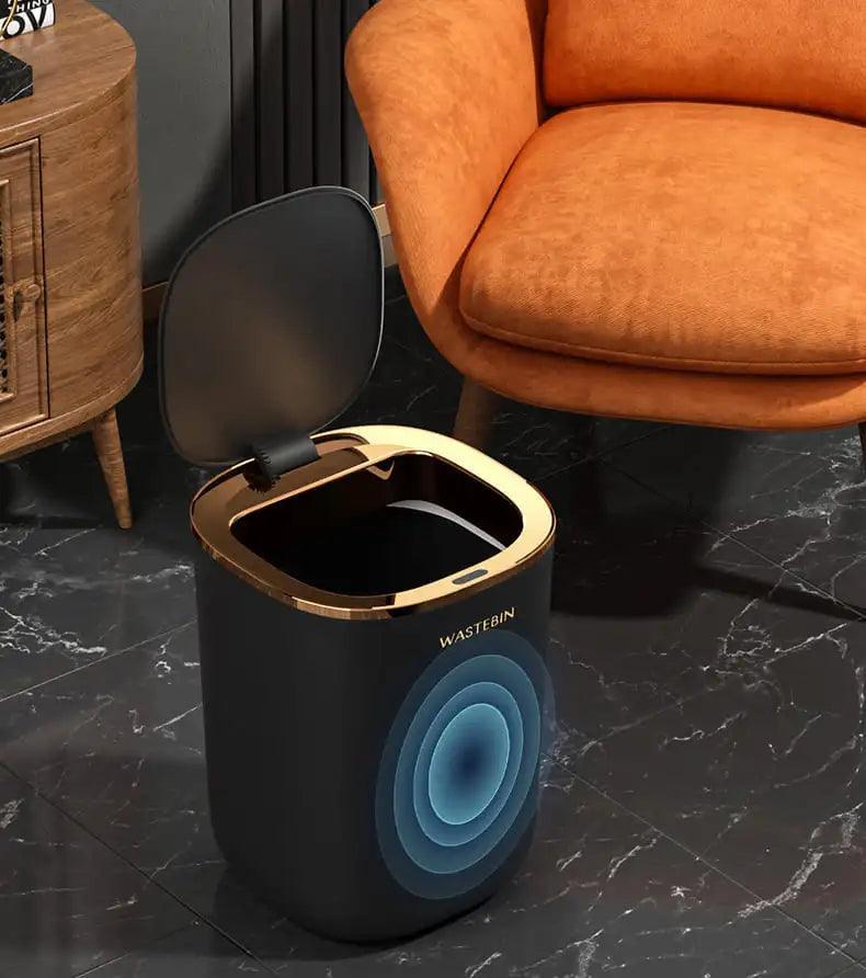 Lixeira para Banheiro e Cozinha Automática com Sensor Lenogue Recarregável.